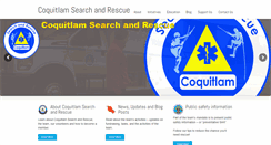 Desktop Screenshot of coquitlam-sar.bc.ca